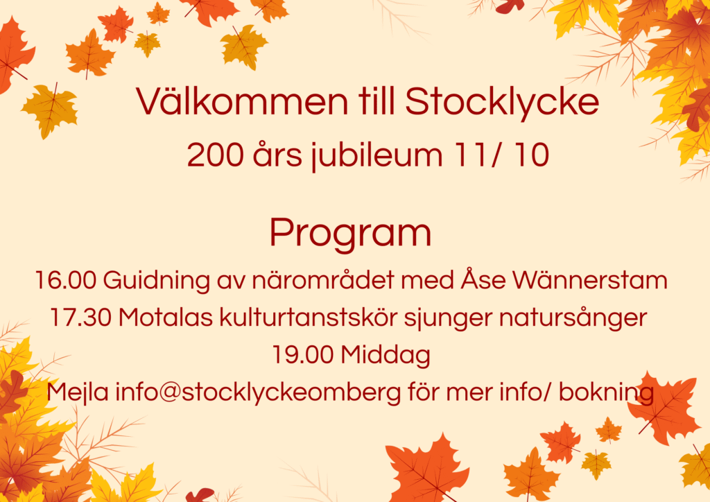 Stocklycke jubileum