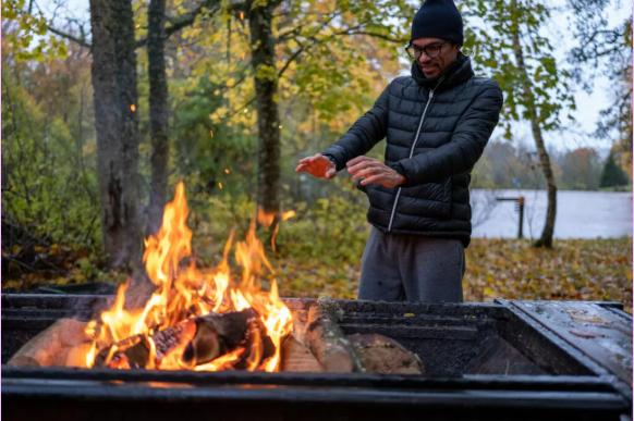 barbecue fire